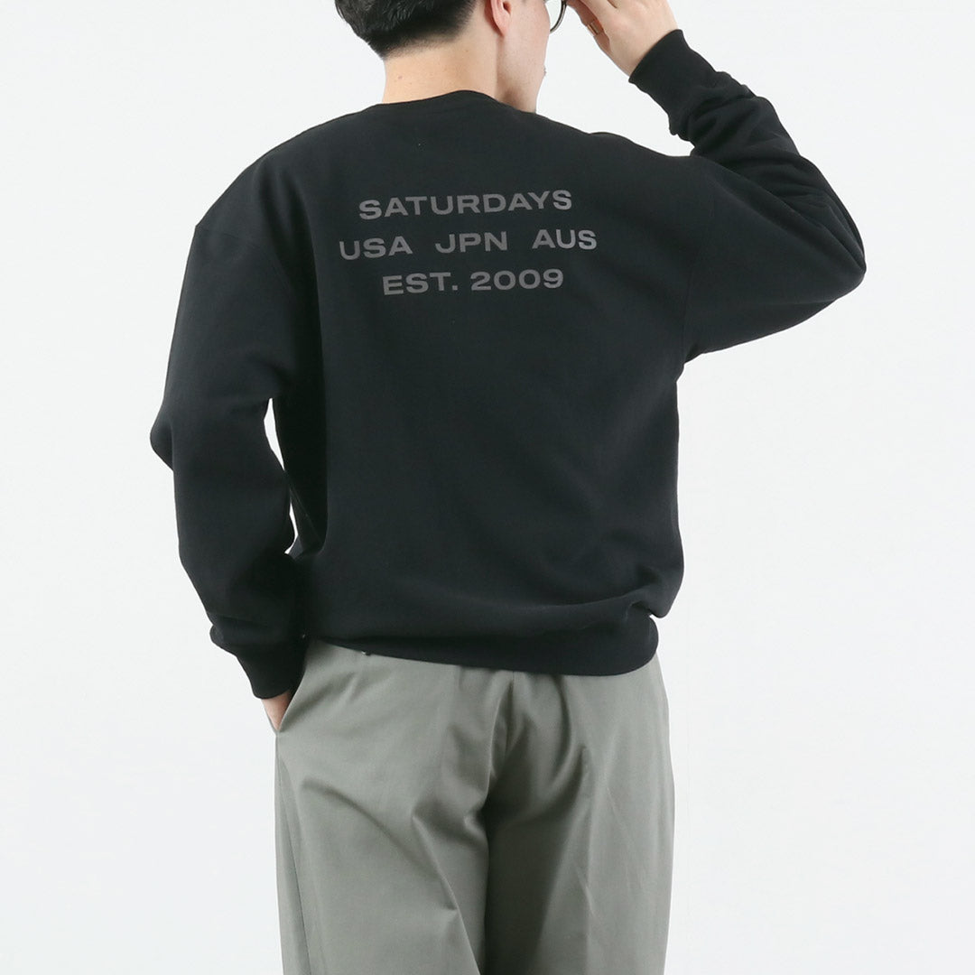 SATURDAYS NYC / Bowery International Crew Sweatshirt