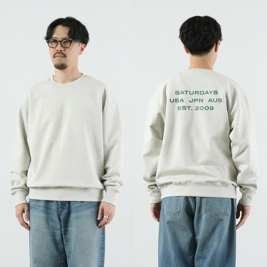 SATURDAYS NYC / Bowery International Crew Sweatshirt