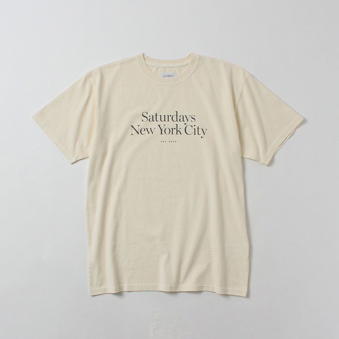 SATURDAYS NYC / Miller Standard Short Sleeve T-Shirt