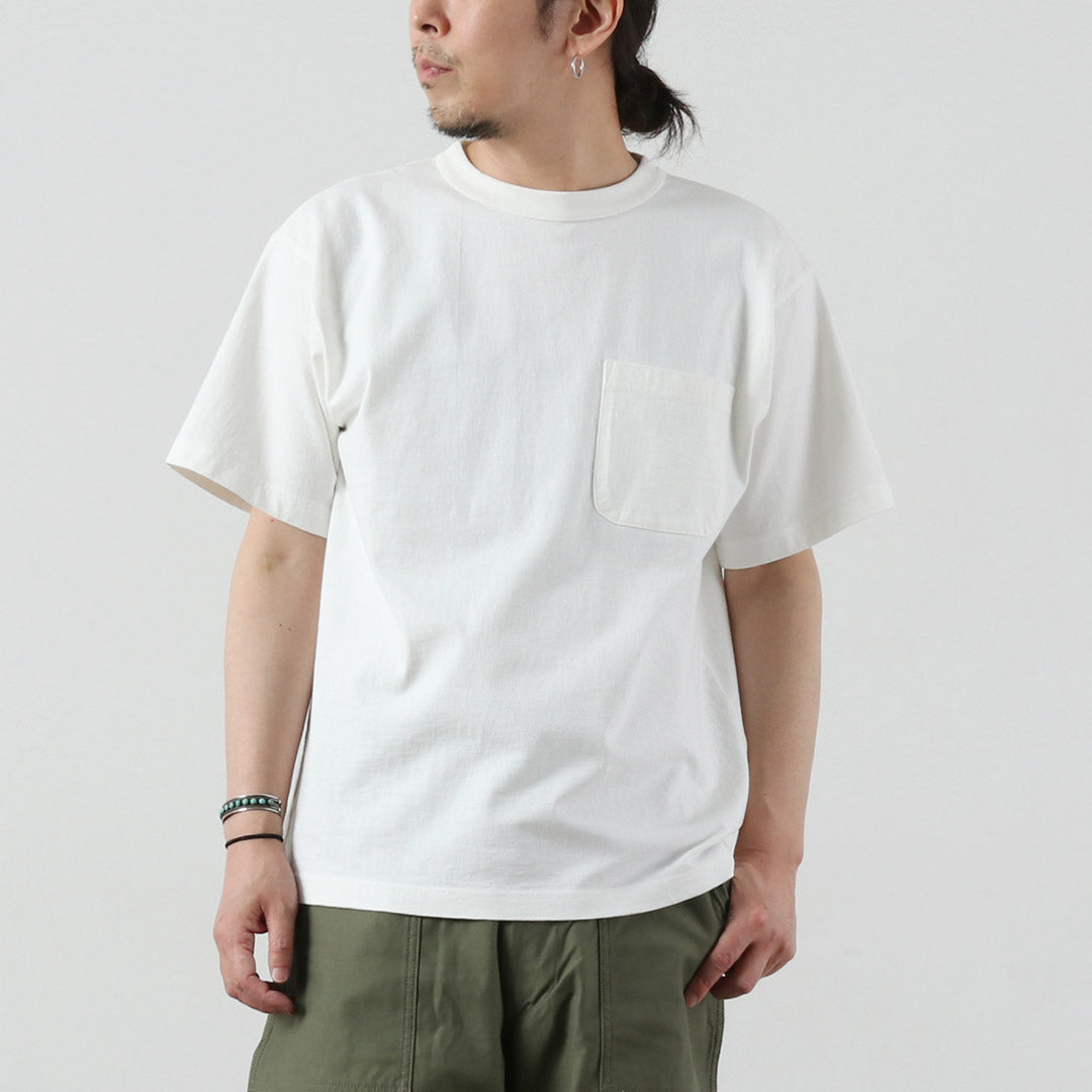 FILMELANGE / Camiseta Alden Airspun Jersey con bolsillo