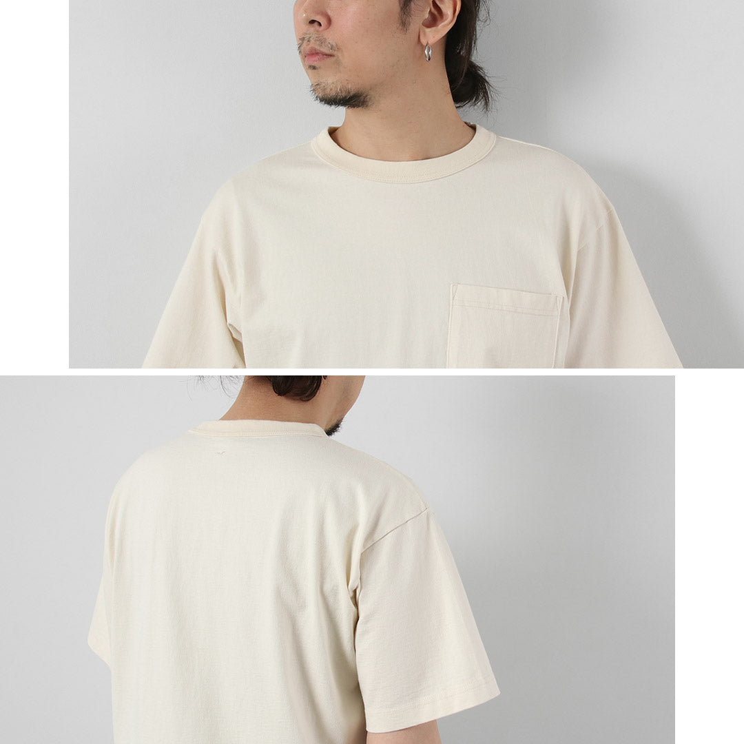 FILMELANGE / ALDEN Air Spinning Jersey Pocket T-Shirt