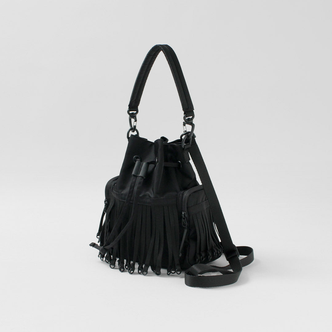 BAICYCLON BY BAGJACK / BCL-126 Tape Fringe Draw String Bag