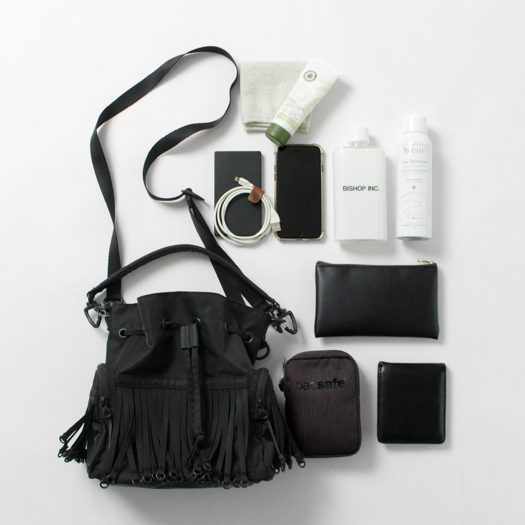 BAICYCLON BY BAGJACK / BCL-126 Tape Fringe Draw String Bag