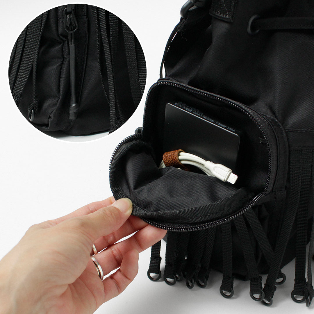BAICYCLON BY BAGJACK / BCL-126 Tape Fringe Draw String Bag