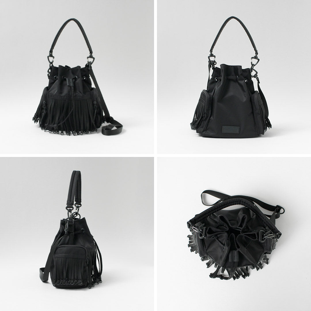 BAICYCLON BY BAGJACK / BCL-126 Tape Fringe Draw String Bag