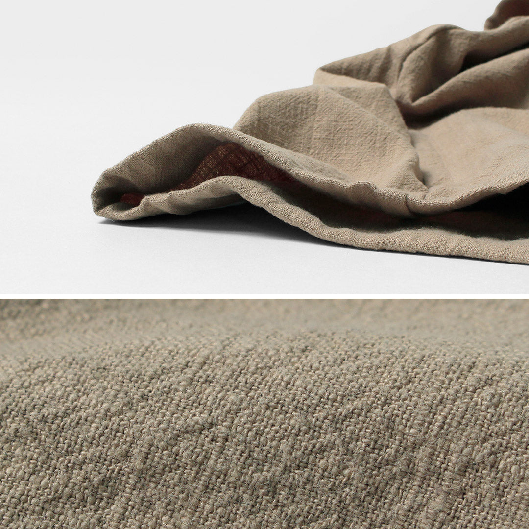 KEMA DESIGNS / Cotton Linen Uneven Beach Parka
