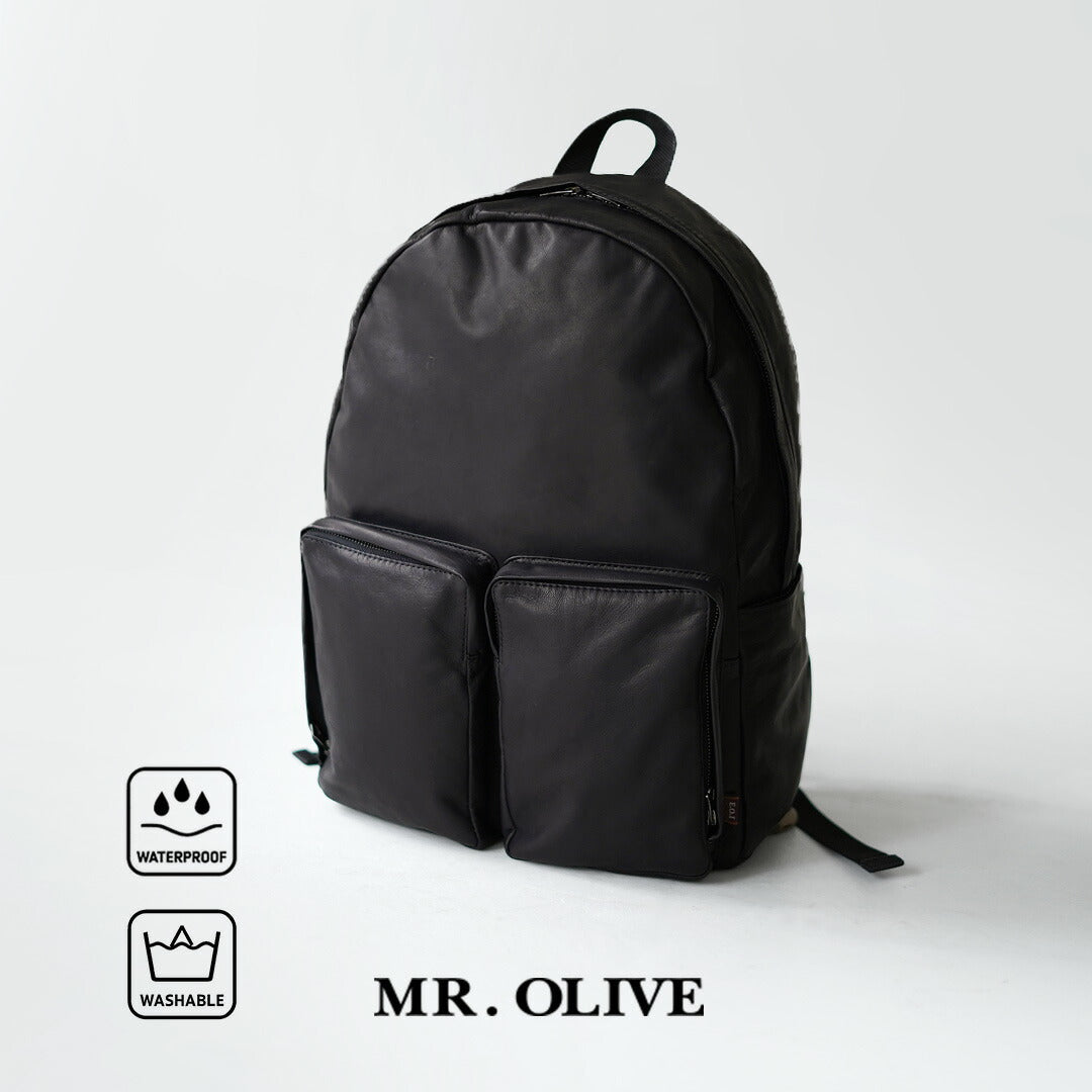 MR.OLIVE / Urban Daypack Imperma Leather A4 Backpack