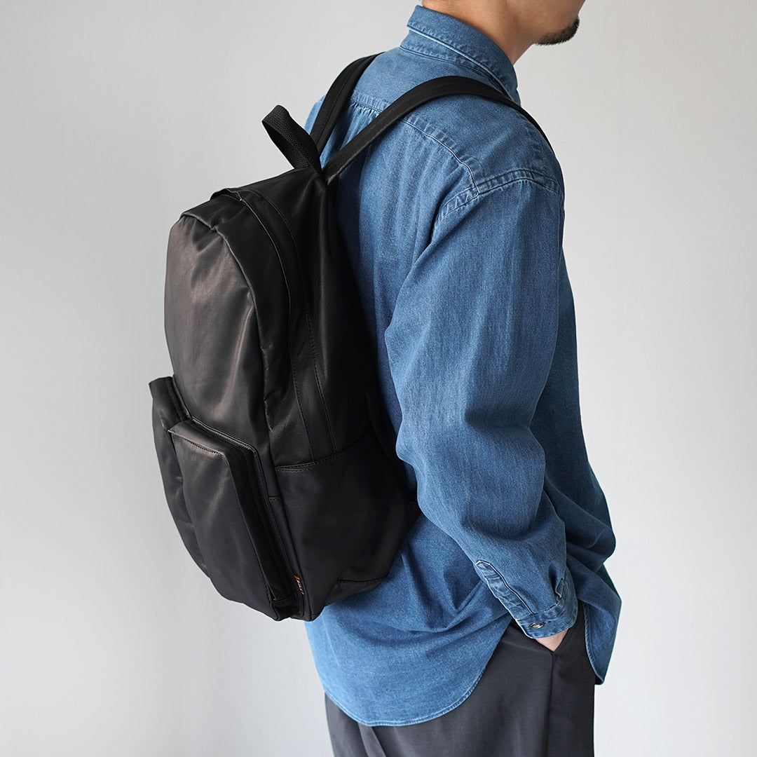 MR.OLIVE / Urban Daypack Imperma Leather A4 Backpack