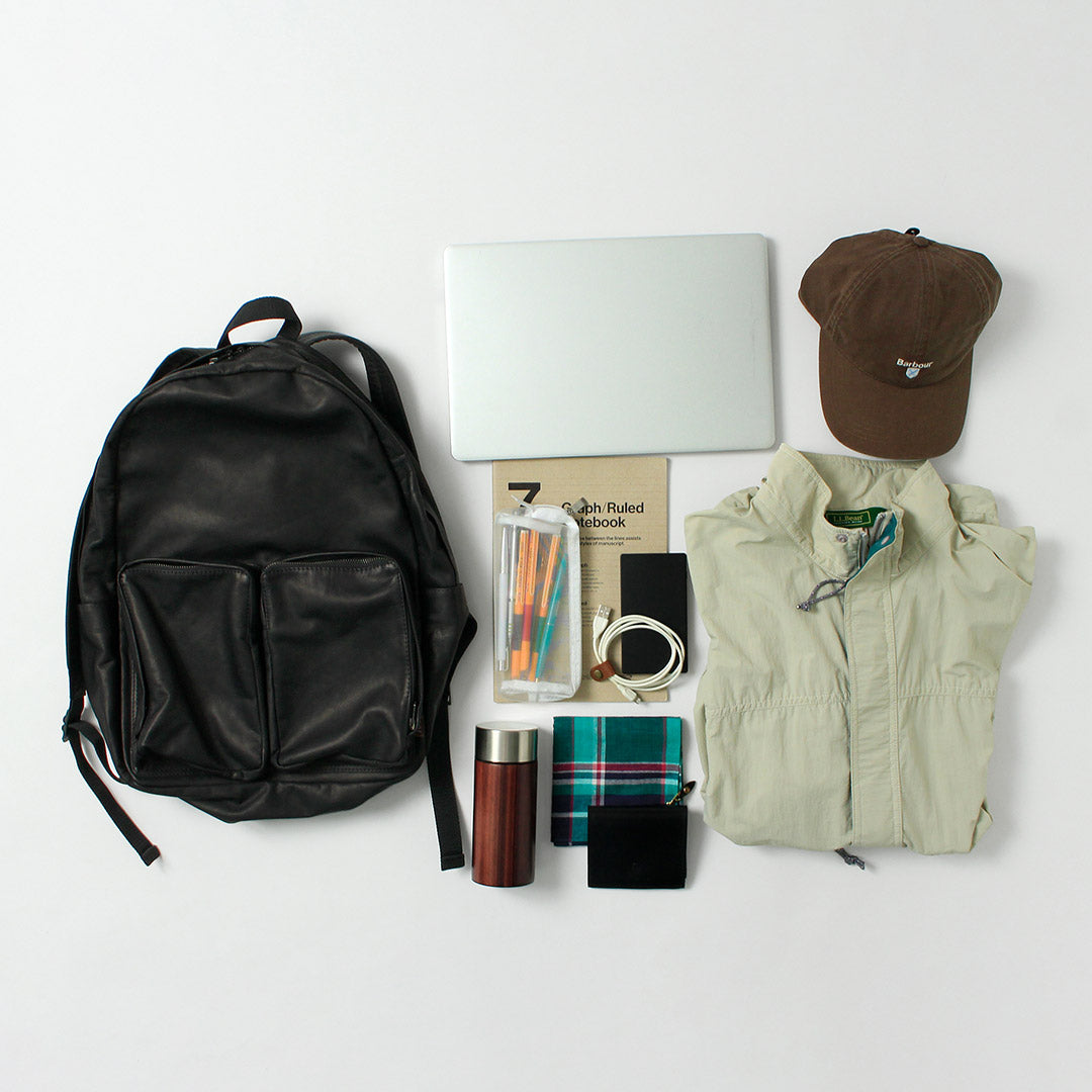 MR.OLIVE / Urban Daypack Imperma Leather A4 Backpack