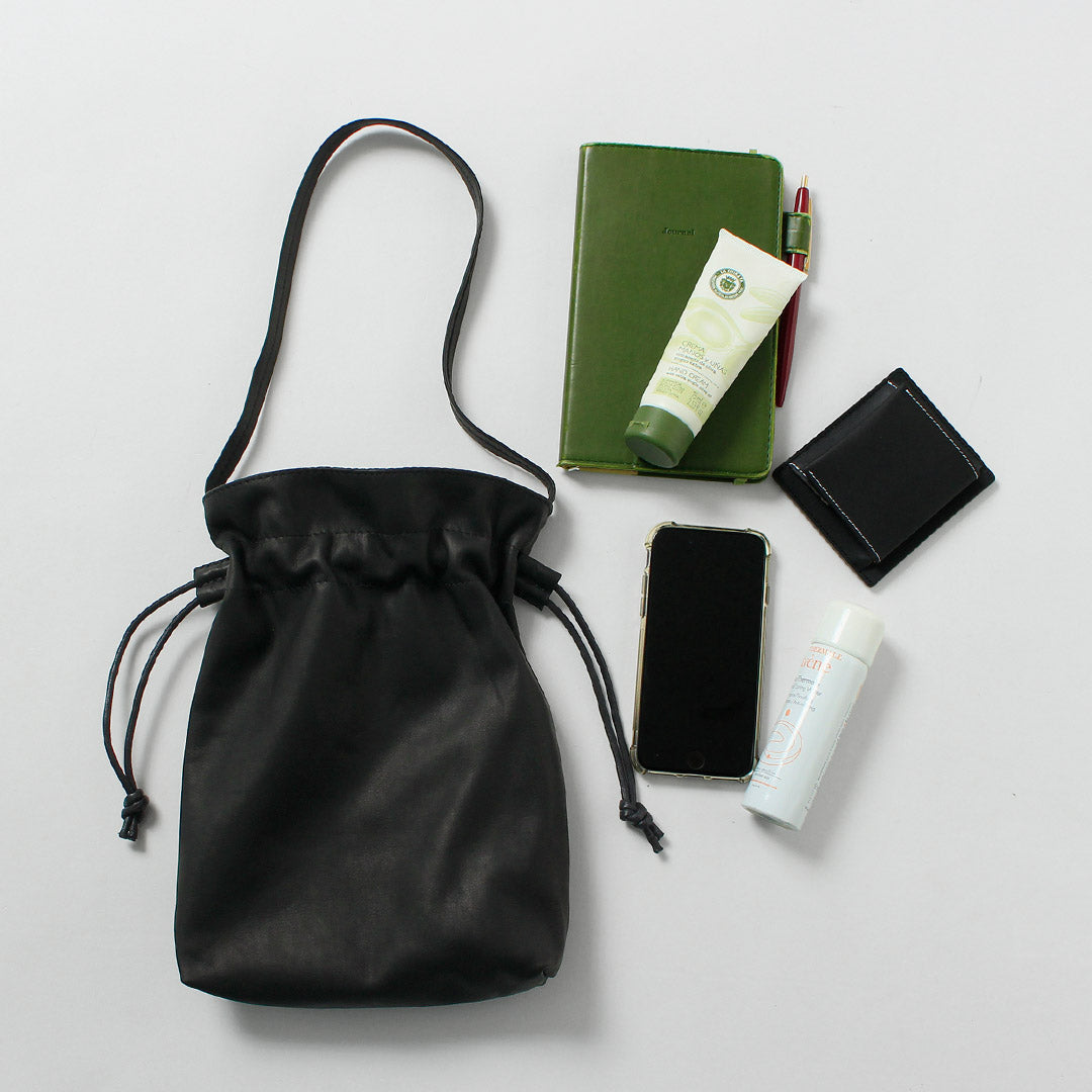 MR.OLIVE / IMPERMA-LEATHER 드로스트링 백