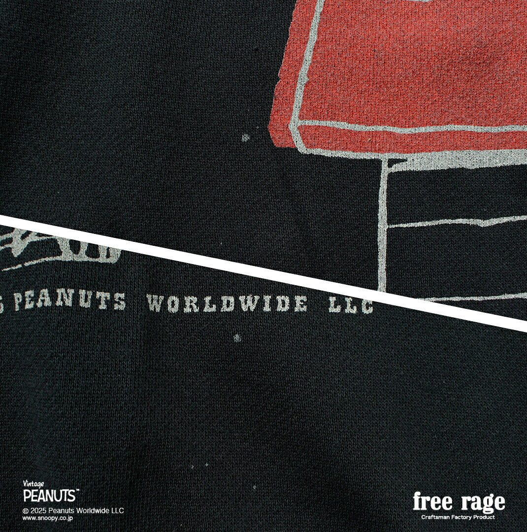 FREE RAGE / PEANUTS×free rage Sudadera raglán con estampado Red Baron