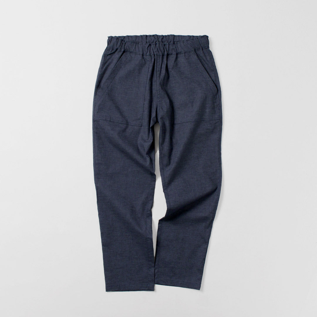 RE MADE IN TOKYO JAPAN / Hemp Chambray Comfort Pants