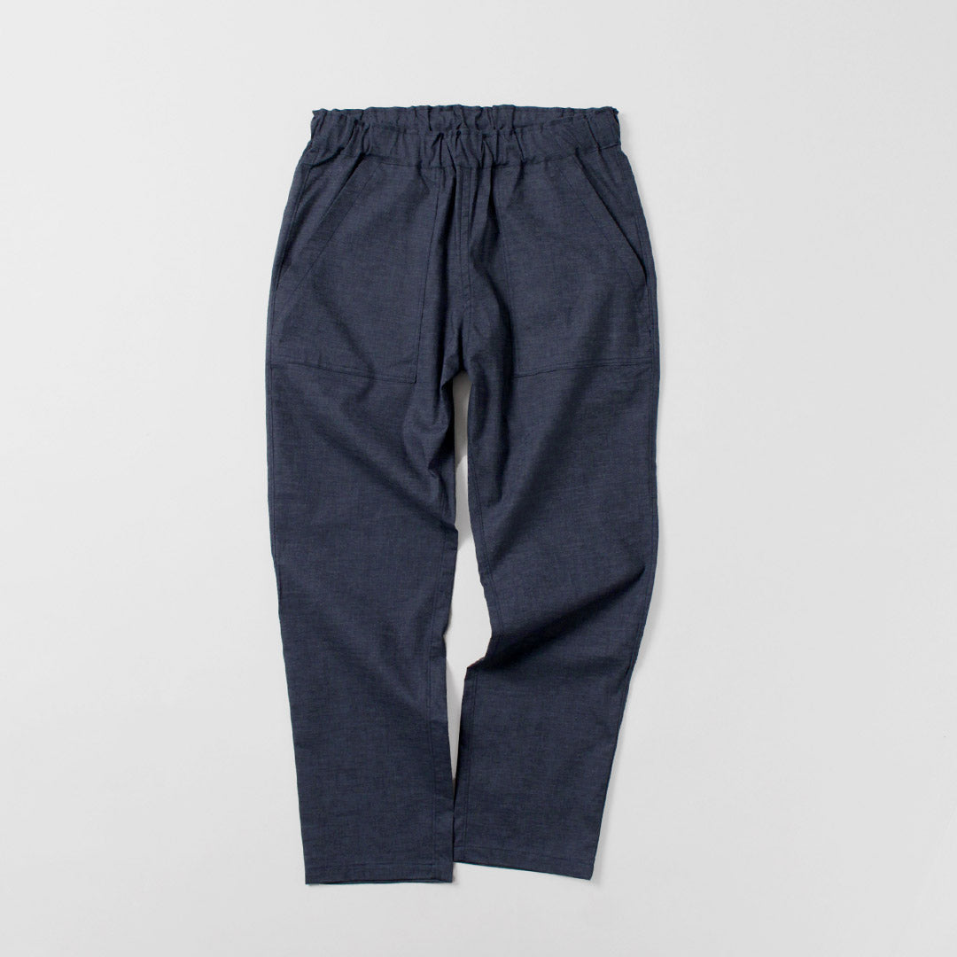 RE MADE IN TOKYO JAPAN / Hemp Chambray Comfort Pants