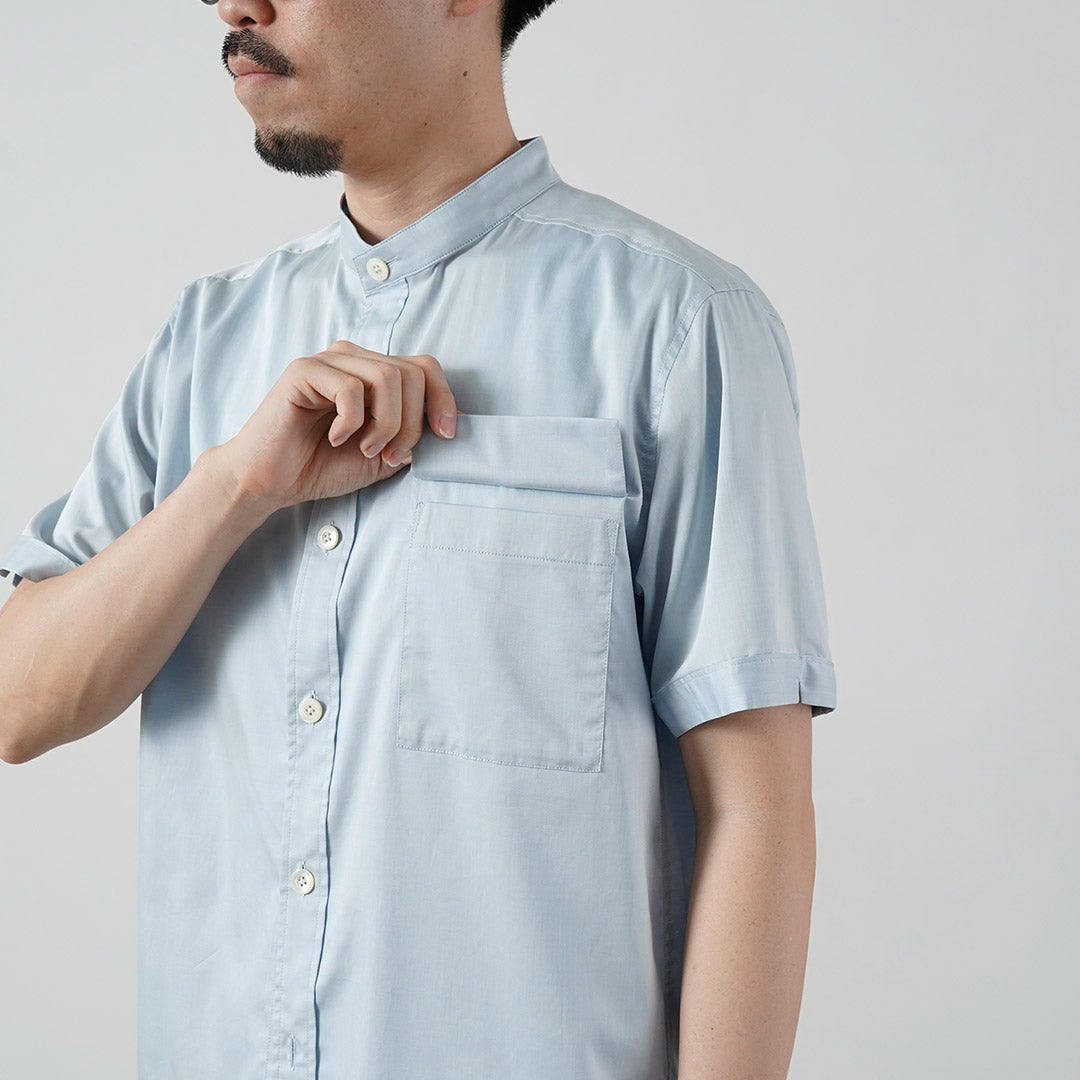 RE MADE IN TOKYO JAPAN / 200/2 Chambray Twill Short Sleeve CPO Shirt