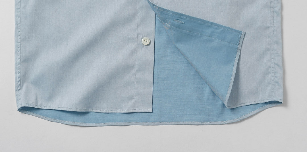 RE MADE IN TOKYO JAPAN / 200/2 Chambray Twill Short Sleeve CPO Shirt