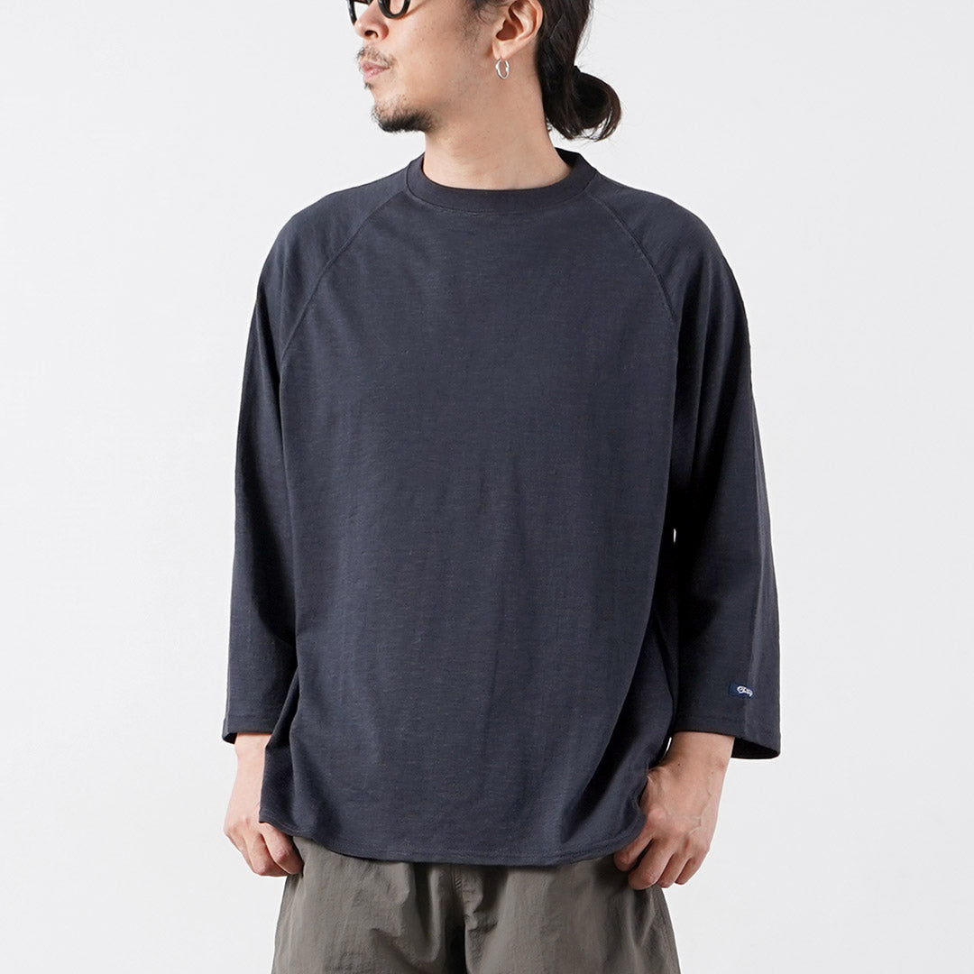 TIEASY / HDCS Light Raglan 3/4 Sleeve Crew Neck T-Shirt