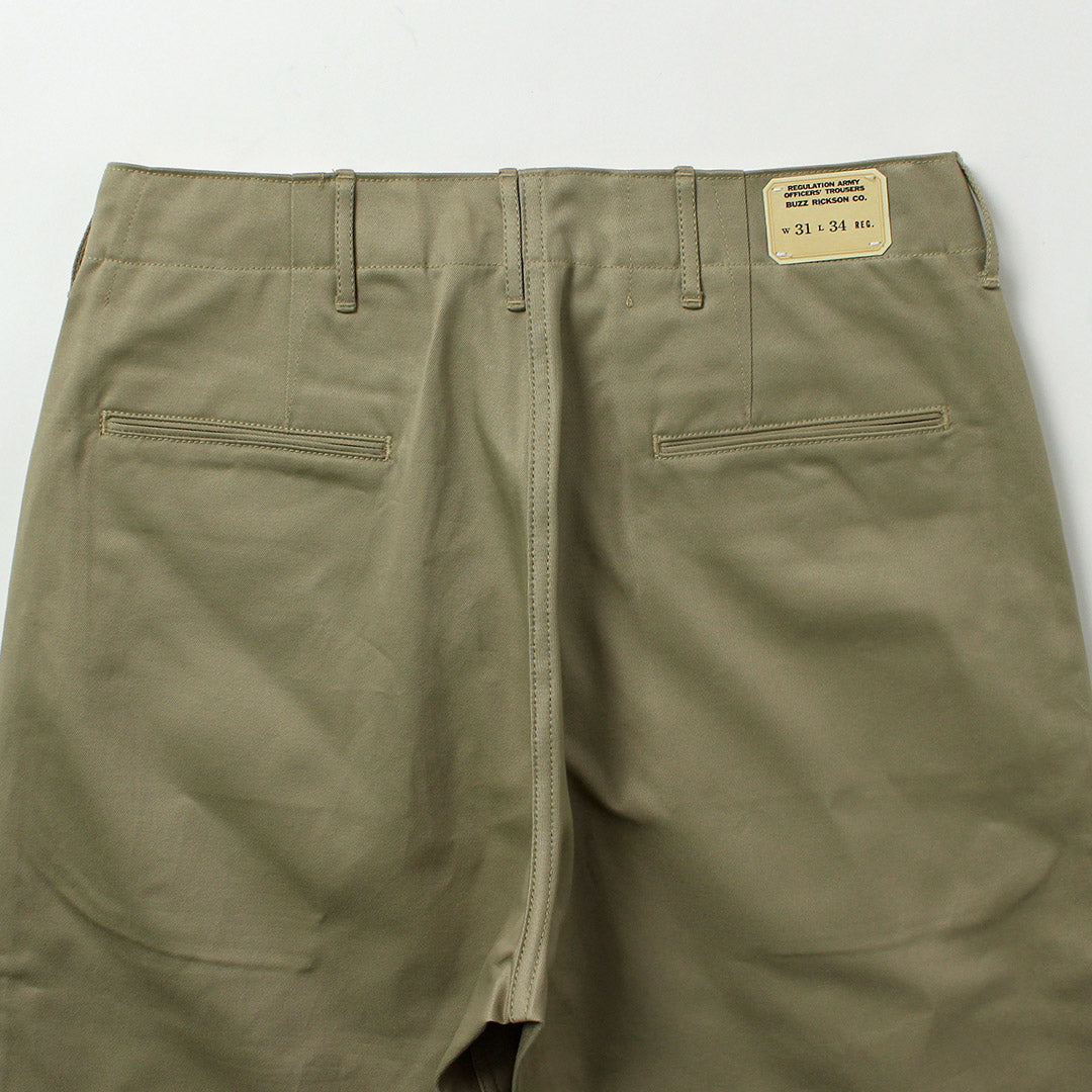 BUZZ RICKSONS / Early Military Chinos 1942 Model (Unwashed)