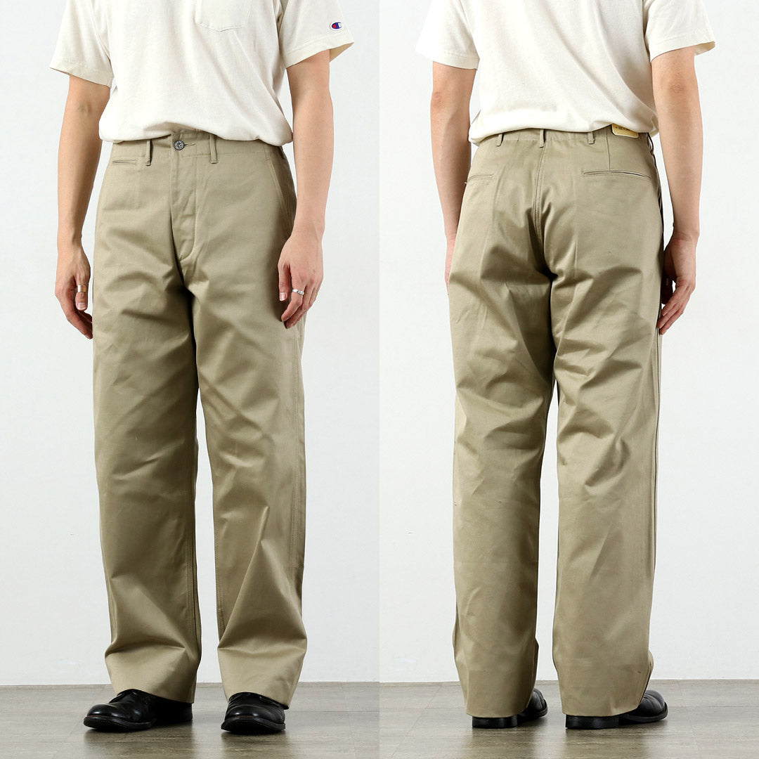 BUZZ RICKSONS / Early Military Chinos 1942 Model (Unwashed)