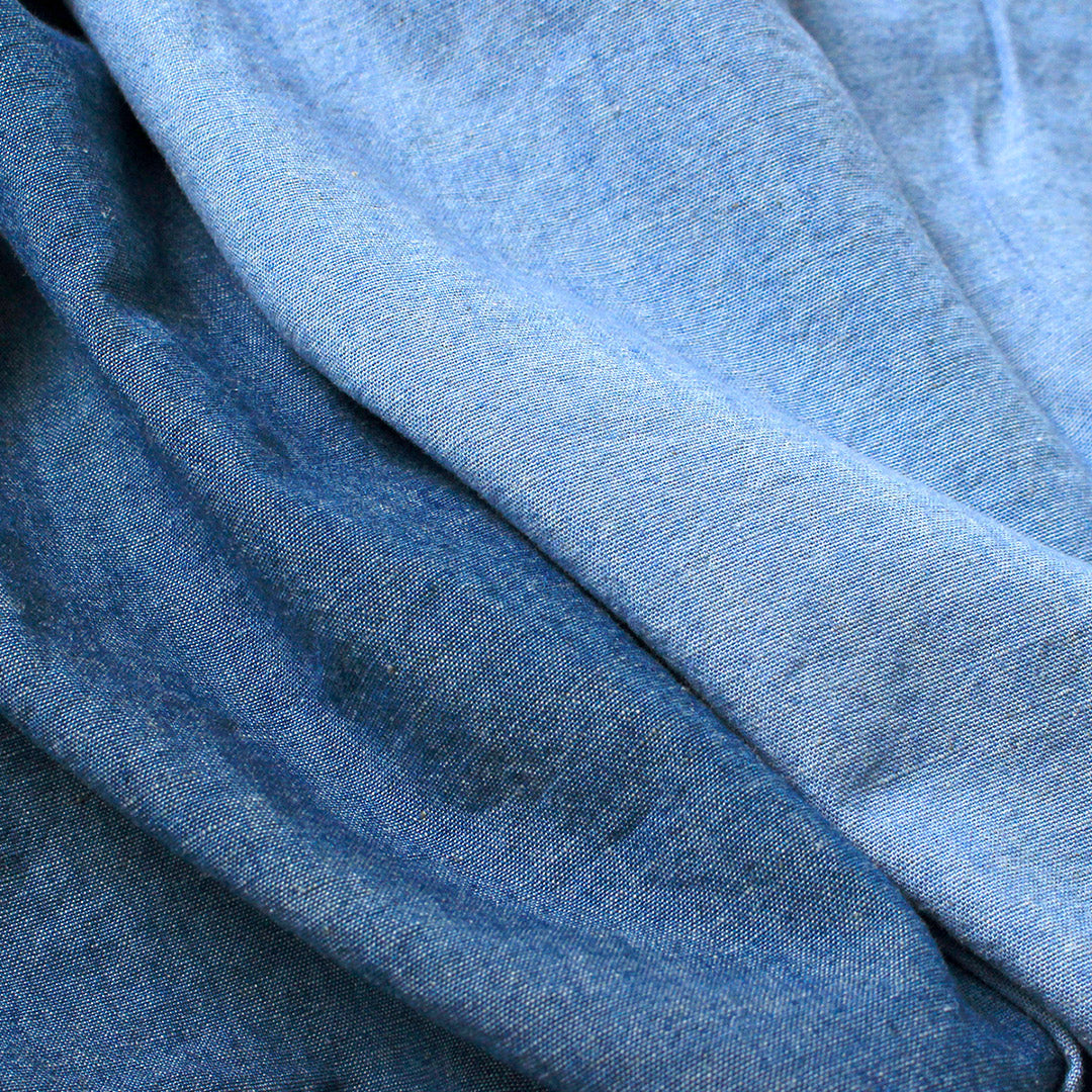SEUVAS / Chambray Long Sleeve BD Shirt