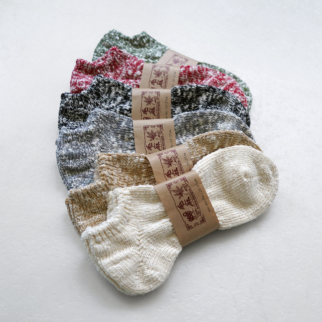 KEMA DESIGNS / 대마 발목 양말