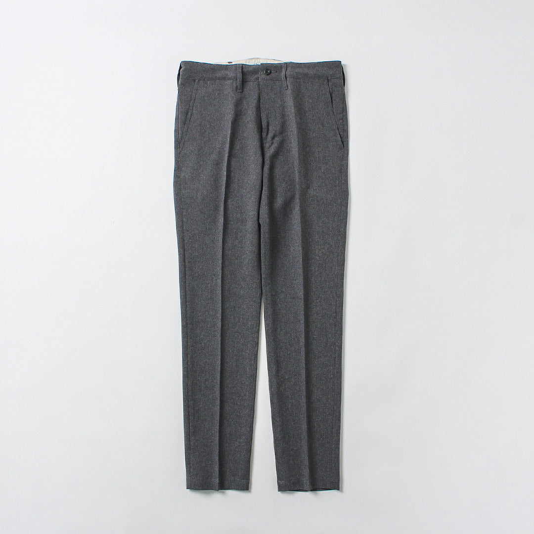 Blue refabric / Summer Officer Tapered Trousers