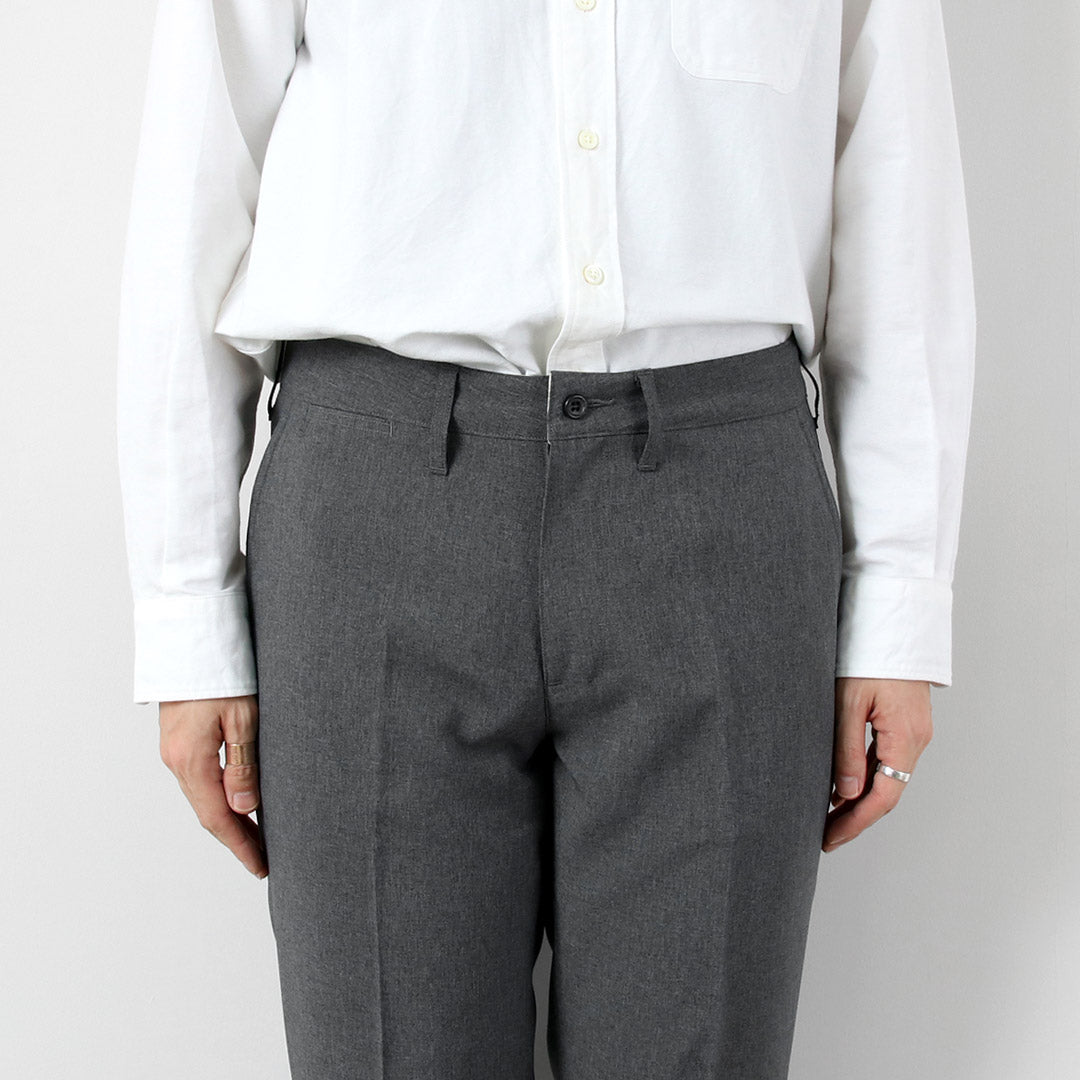 Blue refabric / Summer Officer Tapered Trousers