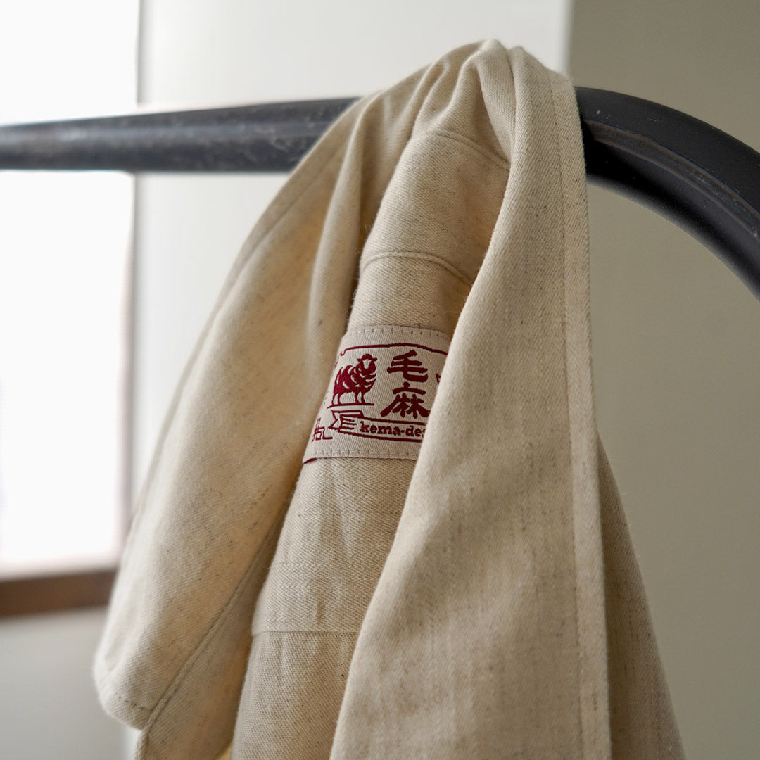 KEMA DESIGNS / Cotton Linen Farmer Shirt