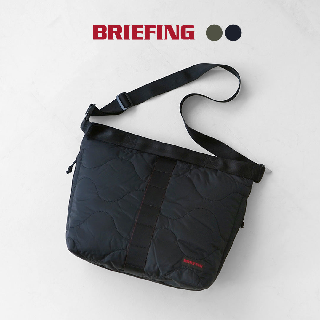BRIEFING / Jersey acolchado M Bolso de hombro A4