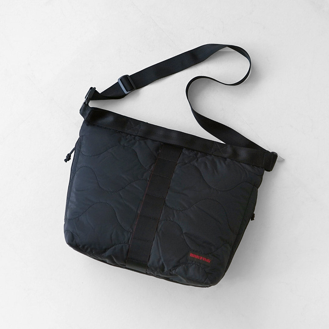 BRIEFING / Jersey acolchado M Bolso de hombro A4