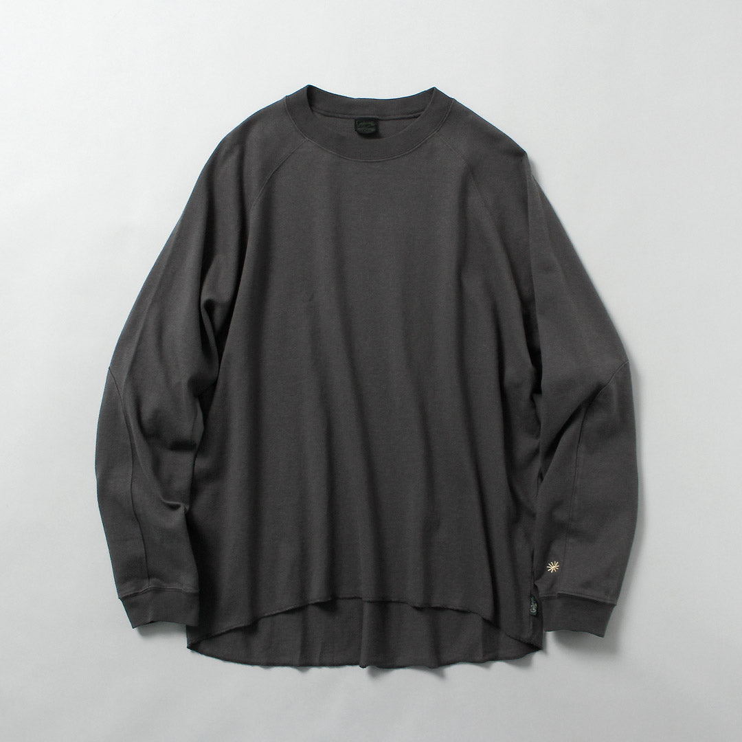 GOHEMP / T-shirt exclusif à manches longues et ourlet rond en coton de chanvre 10 oz GOHEMP × KEMA DESIGNS T-shirt