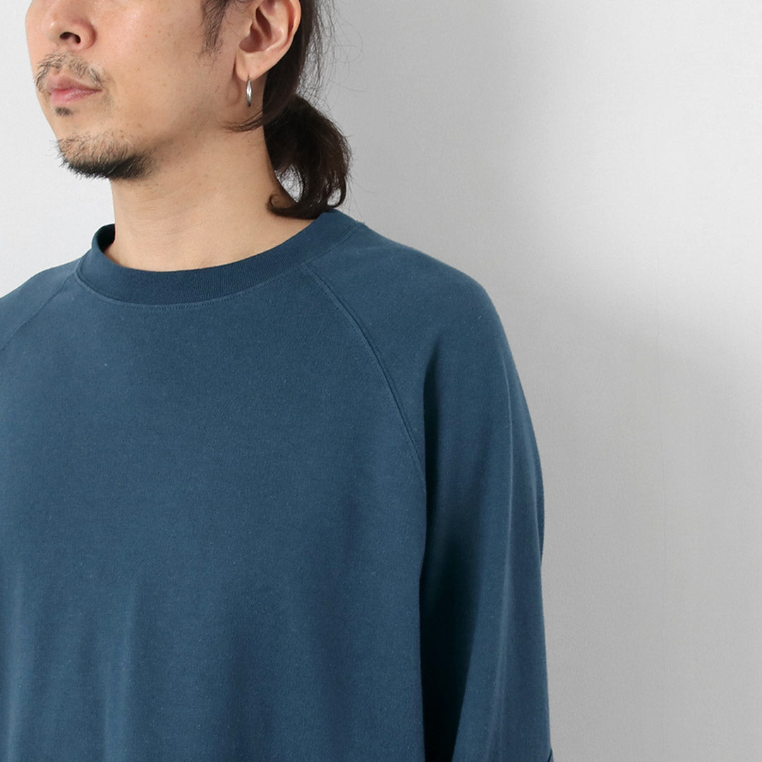 GOHEMP / T-shirt exclusif à manches longues et ourlet rond en coton de chanvre 10 oz GOHEMP × KEMA DESIGNS T-shirt