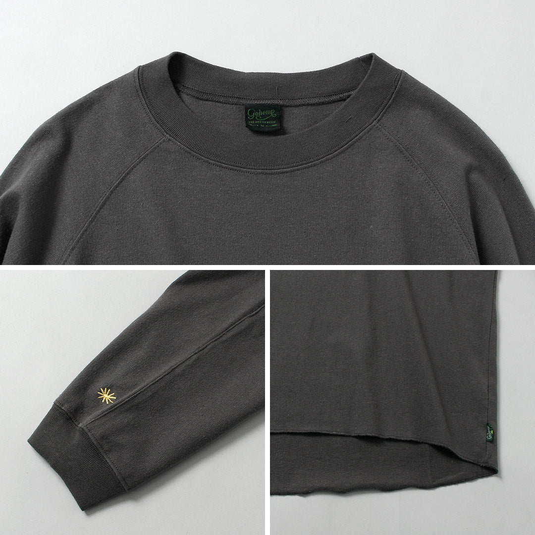 GOHEMP / T-shirt exclusif à manches longues et ourlet rond en coton de chanvre 10 oz GOHEMP × KEMA DESIGNS T-shirt