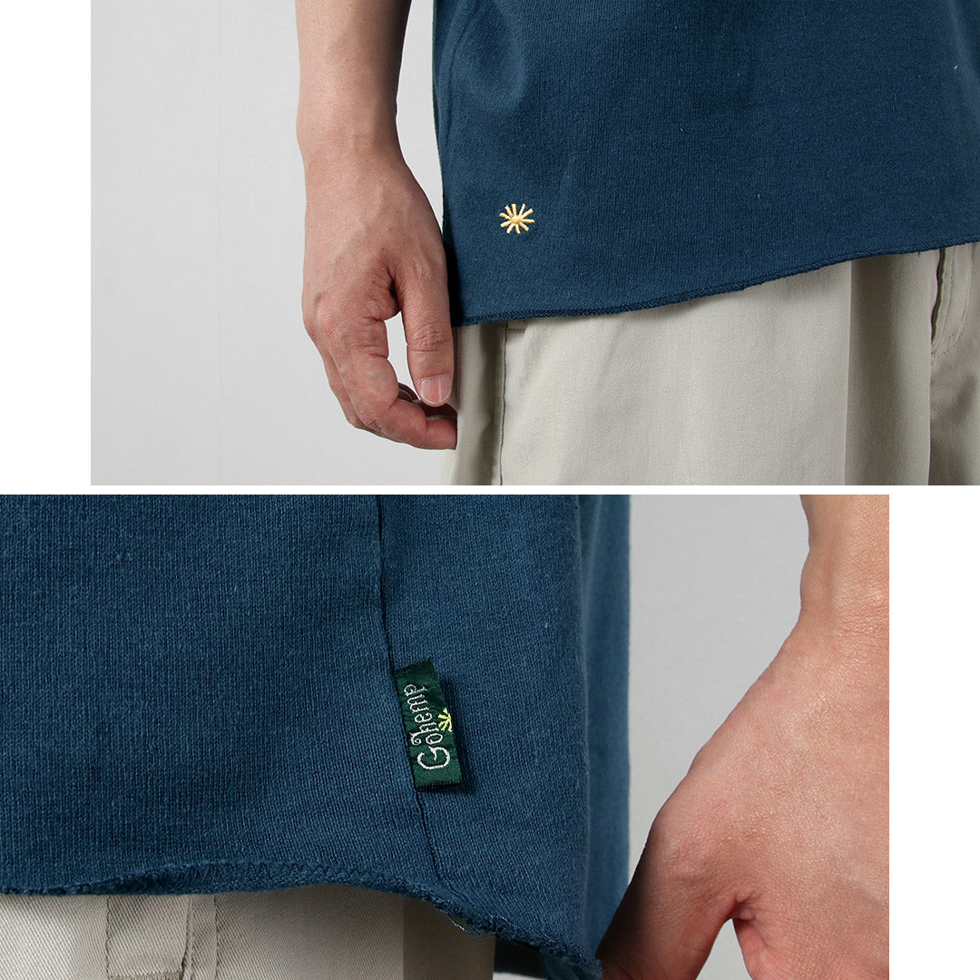 GOHEMP / 獨家 10oz 麻棉短袖圓形下擺 T 卹 GOHEMP × KEMA DESIGNS T 卹
