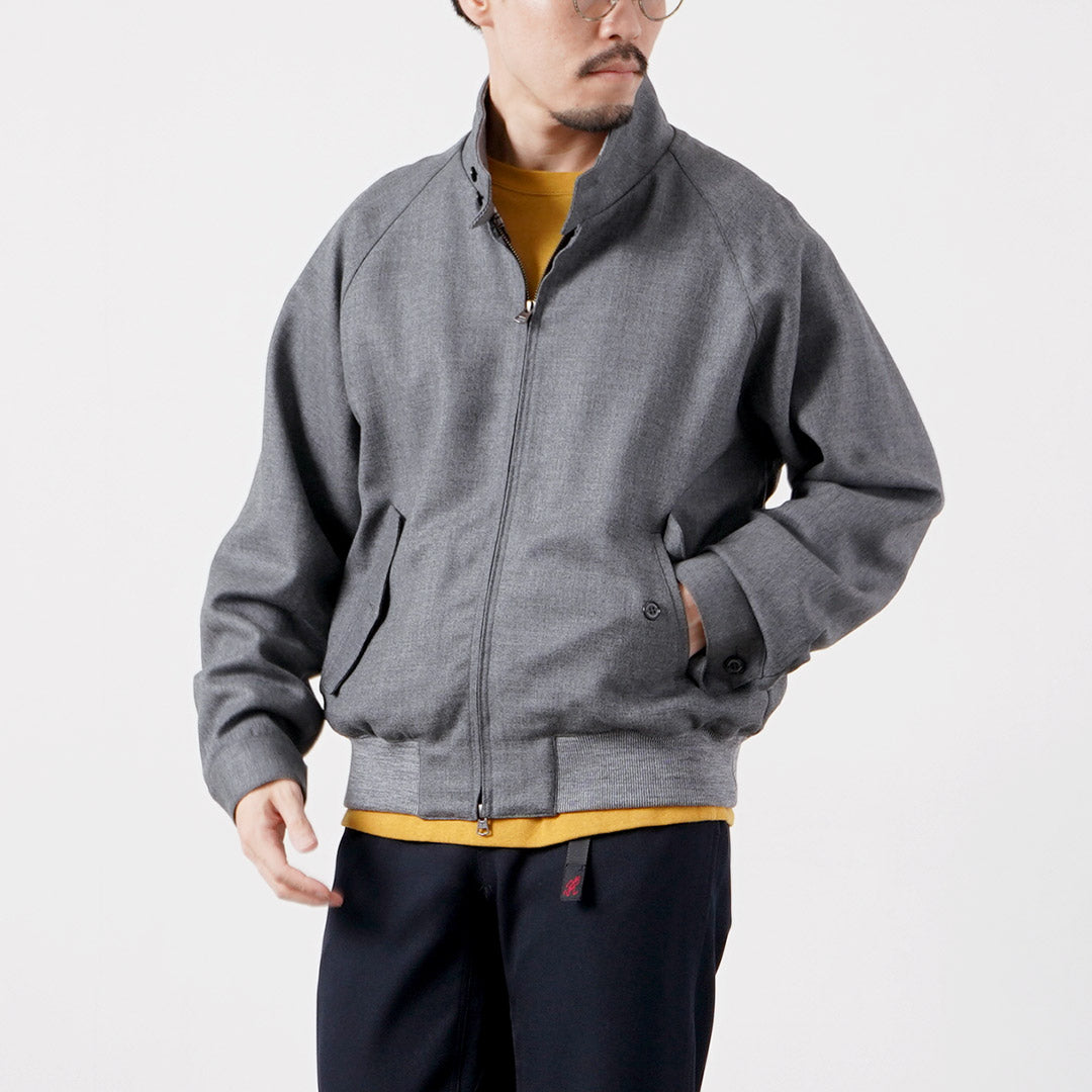 ROPA DE CLIMA TRADICIONAL / Cazadora Denbigh con vuelo en gabardina de lana