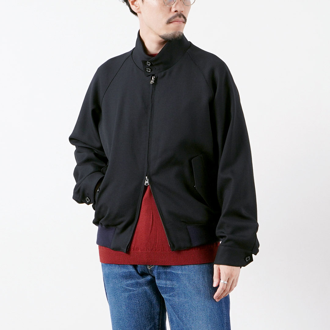 ROPA DE CLIMA TRADICIONAL / Cazadora Denbigh con vuelo en gabardina de lana