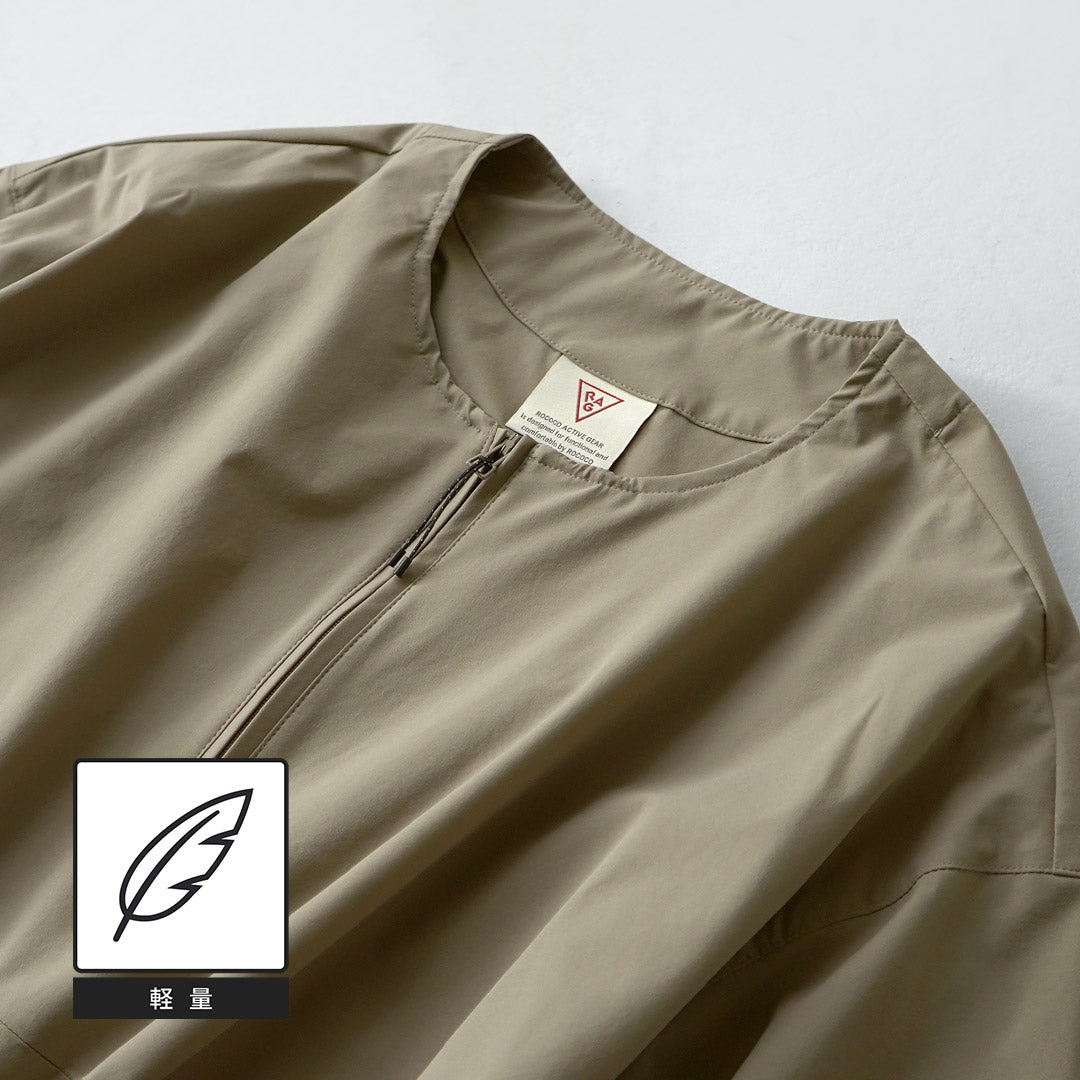 RAG / Half-Zip Short Sleeve Pullover T-Shirt