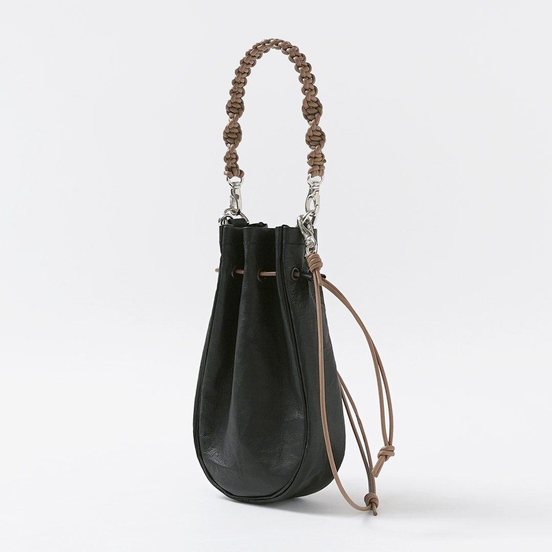 SENTI / Sac à médecine en cuir Dyneema M + dragonne