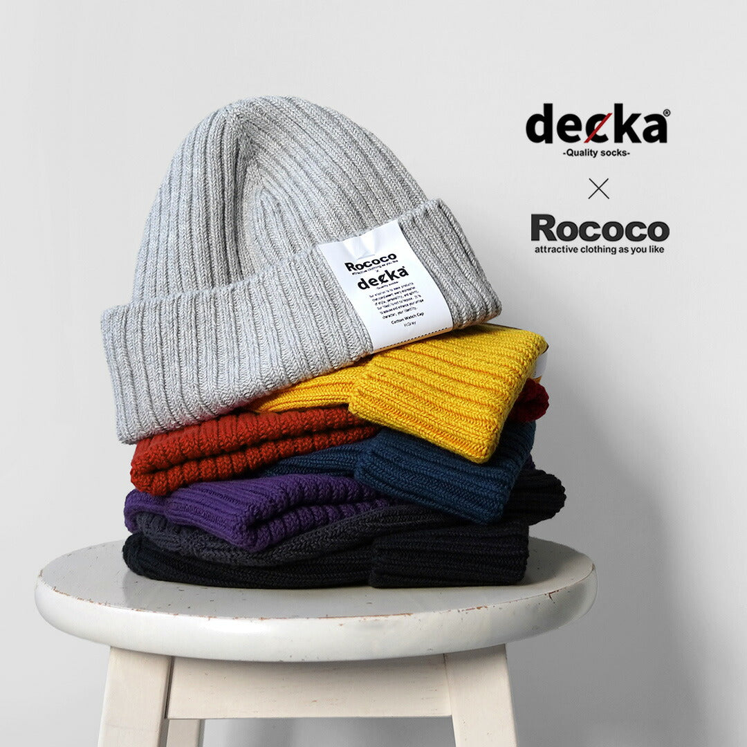 DECKA QUALITY SOCKS / Cotton 100 Knit Cap