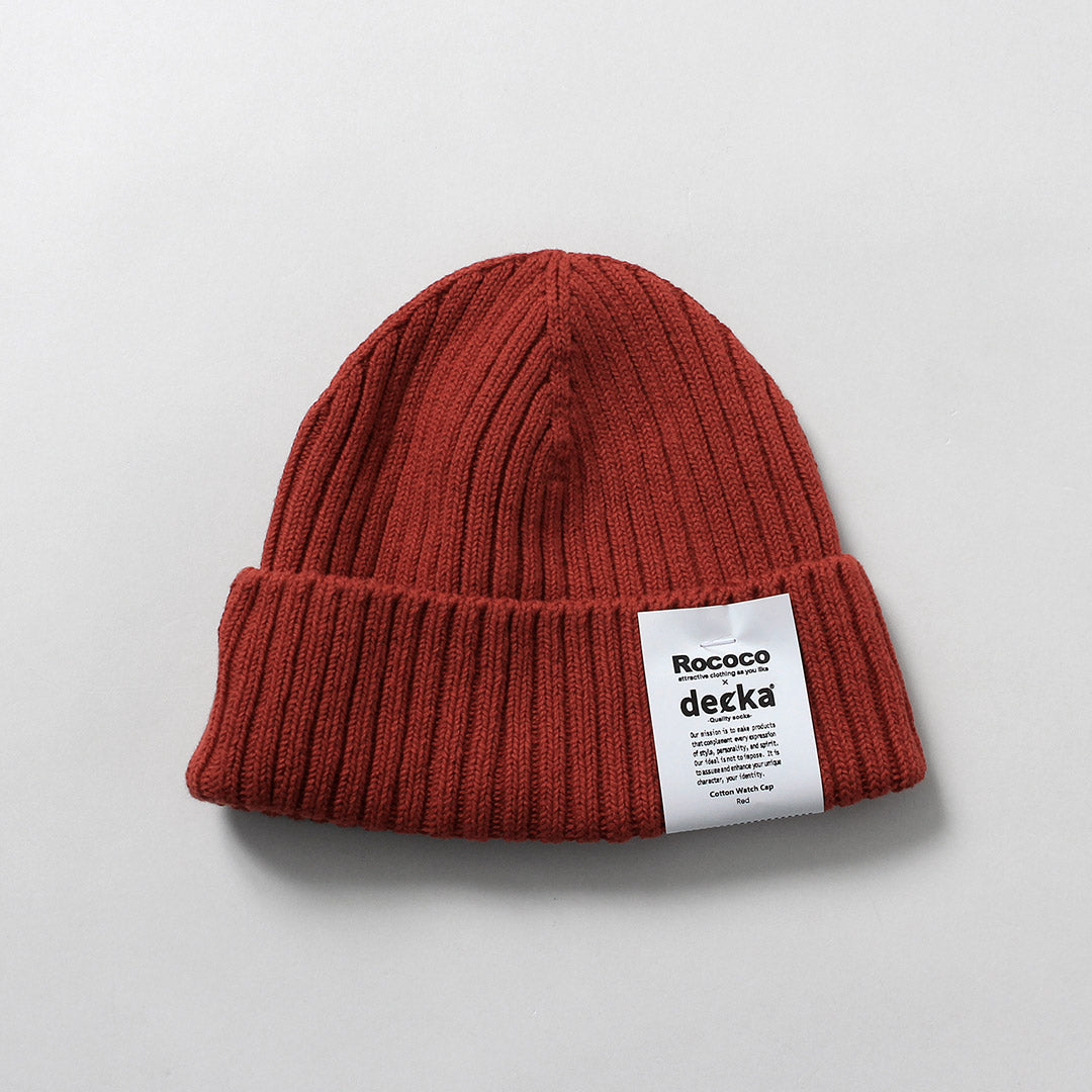 DECKA QUALITY SOCKS / Cotton 100 Knit Cap