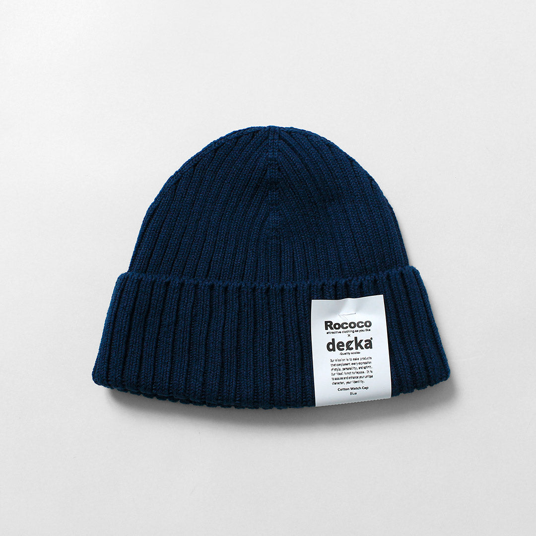 DECKA QUALITY SOCKS / Cotton 100 Knit Cap