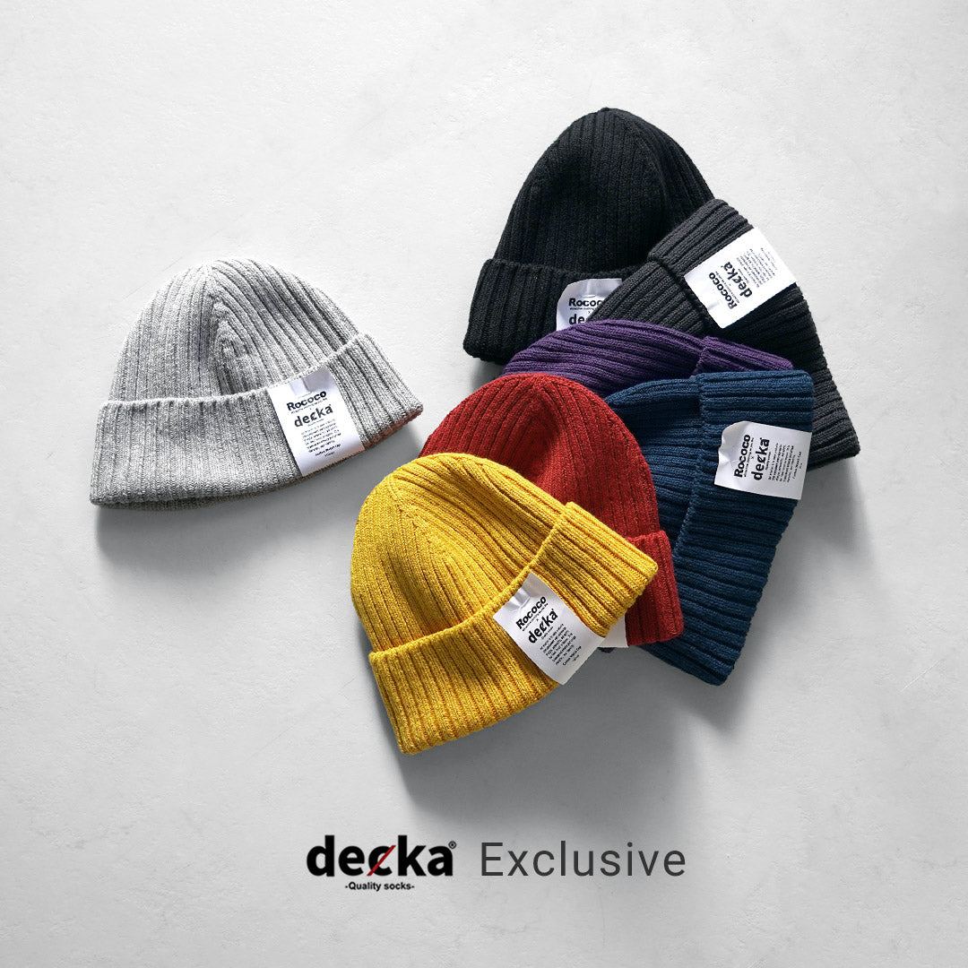 DECKA QUALITY SOCKS / Cotton 100 Knit Cap
