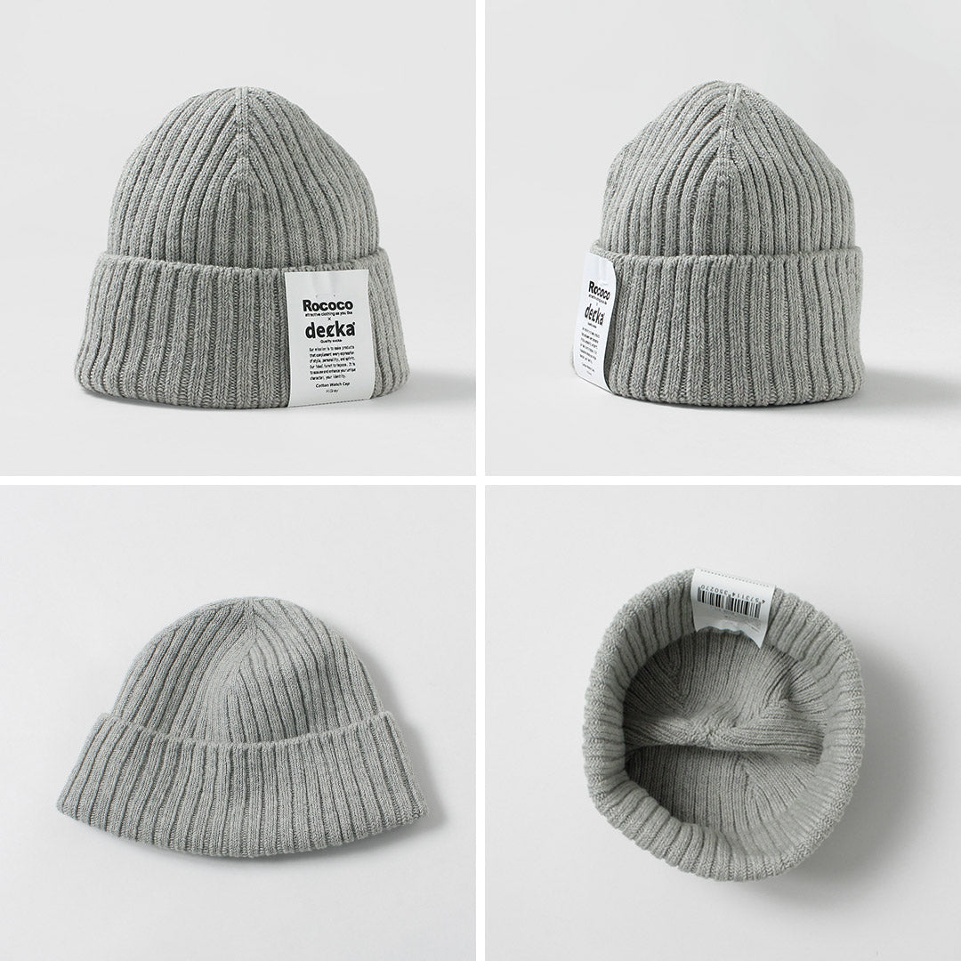 DECKA QUALITY SOCKS / Cotton 100 Knit Cap