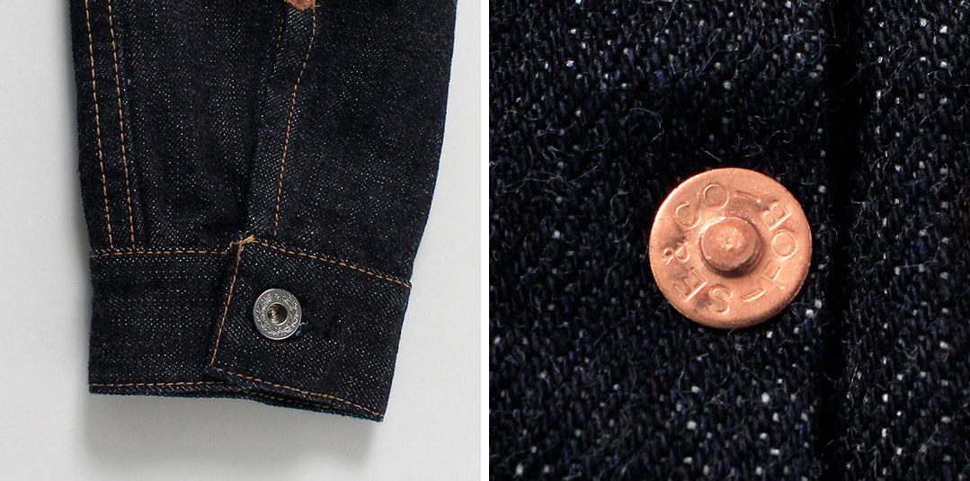 FOB FACTORY / F2465 RS5252-UF Chaqueta vaquera de garaje