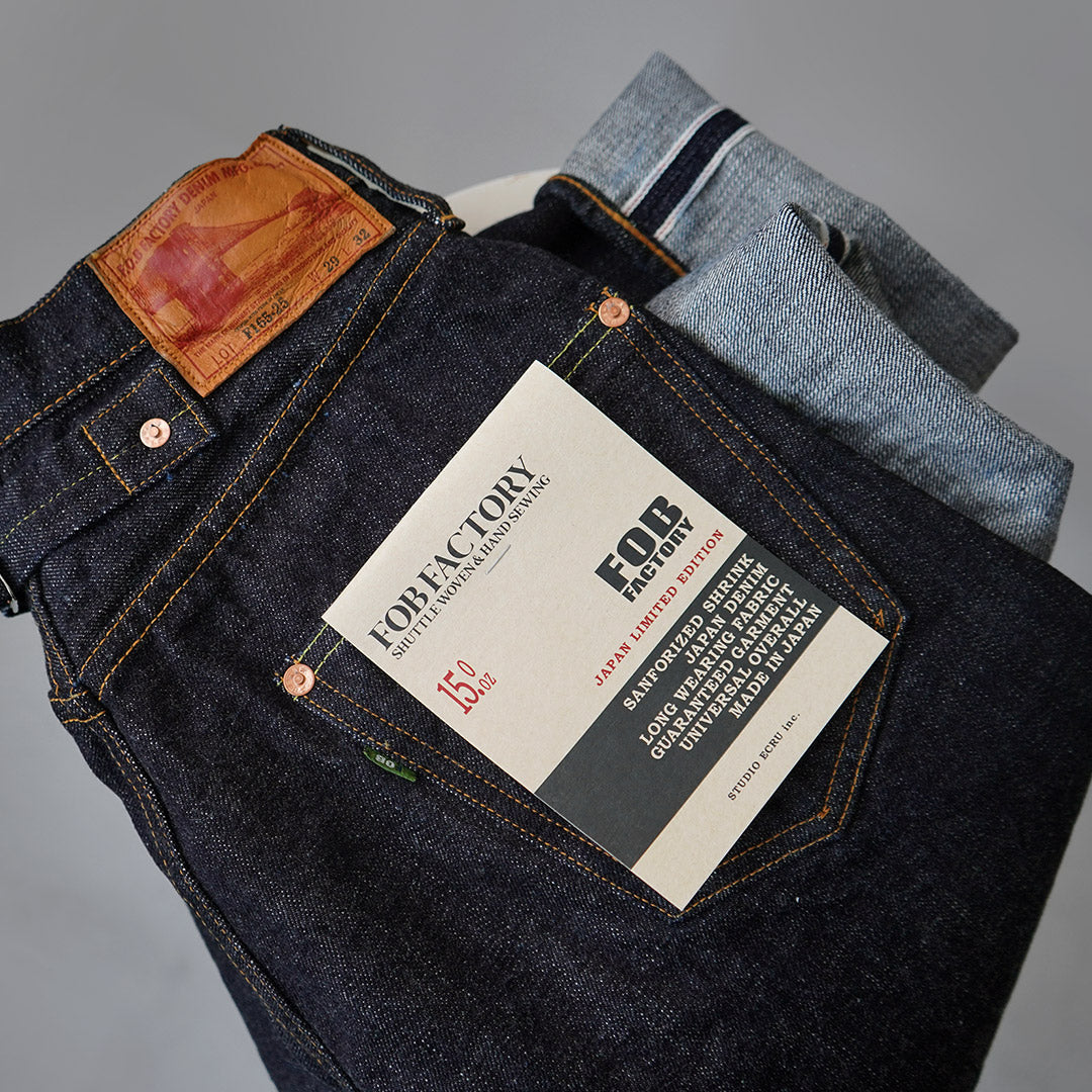 FOB FACTORY / F165-25 RS5252-UF Pantalón vaquero de 5 bolsillos Garage