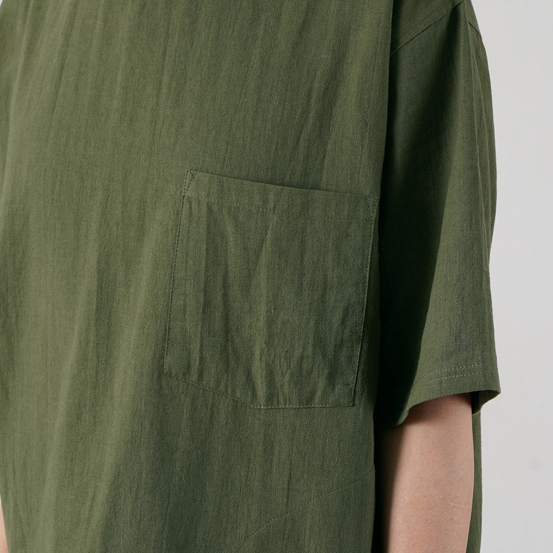 KEMA DESIGNS / Hemp Organic Cotton Woven Pocket T-Shirt