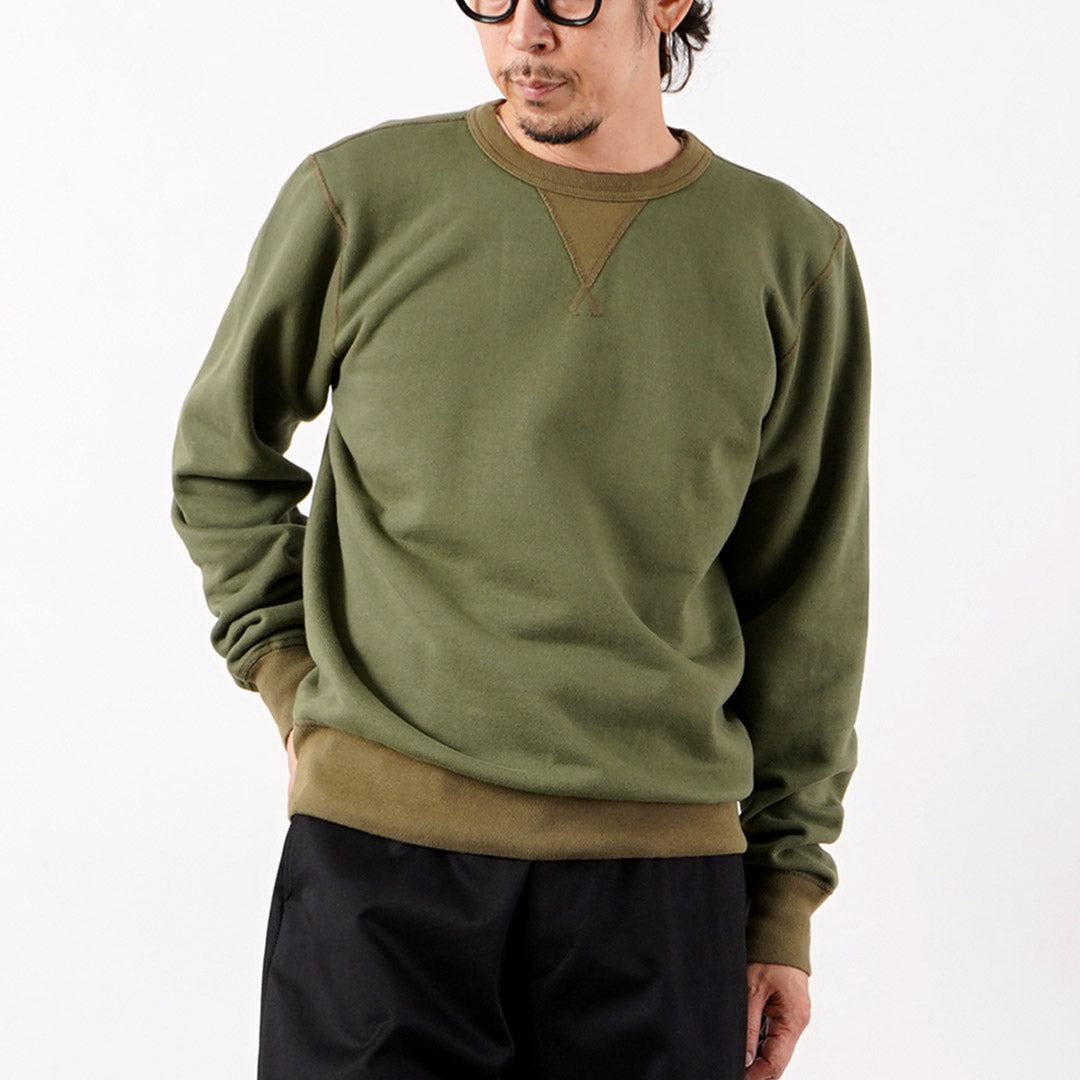 BUZZ RICKSONS / Sudadera con cuello redondo y mangas ajustadas