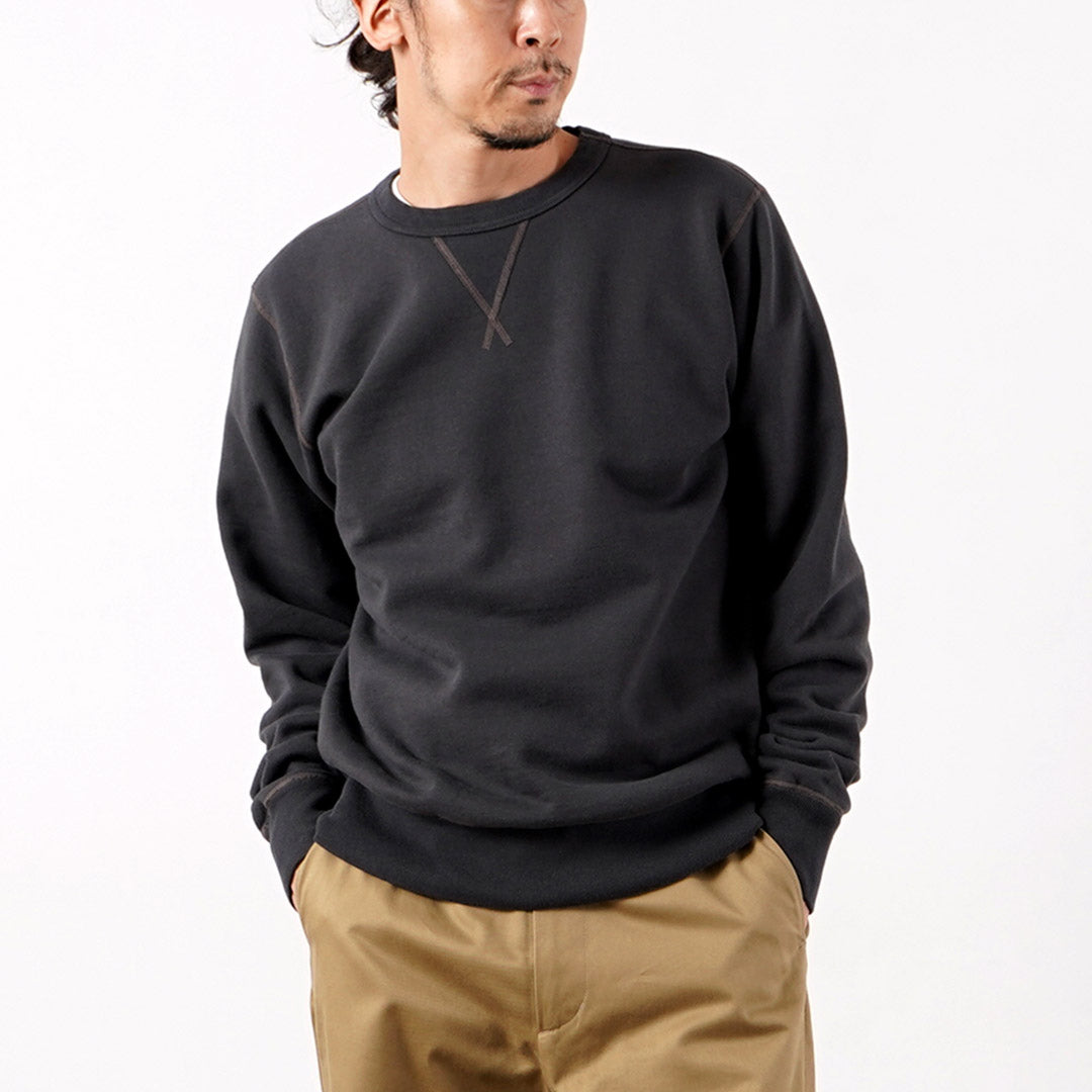 BUZZ RICKSONS / Sudadera con cuello redondo y mangas ajustadas