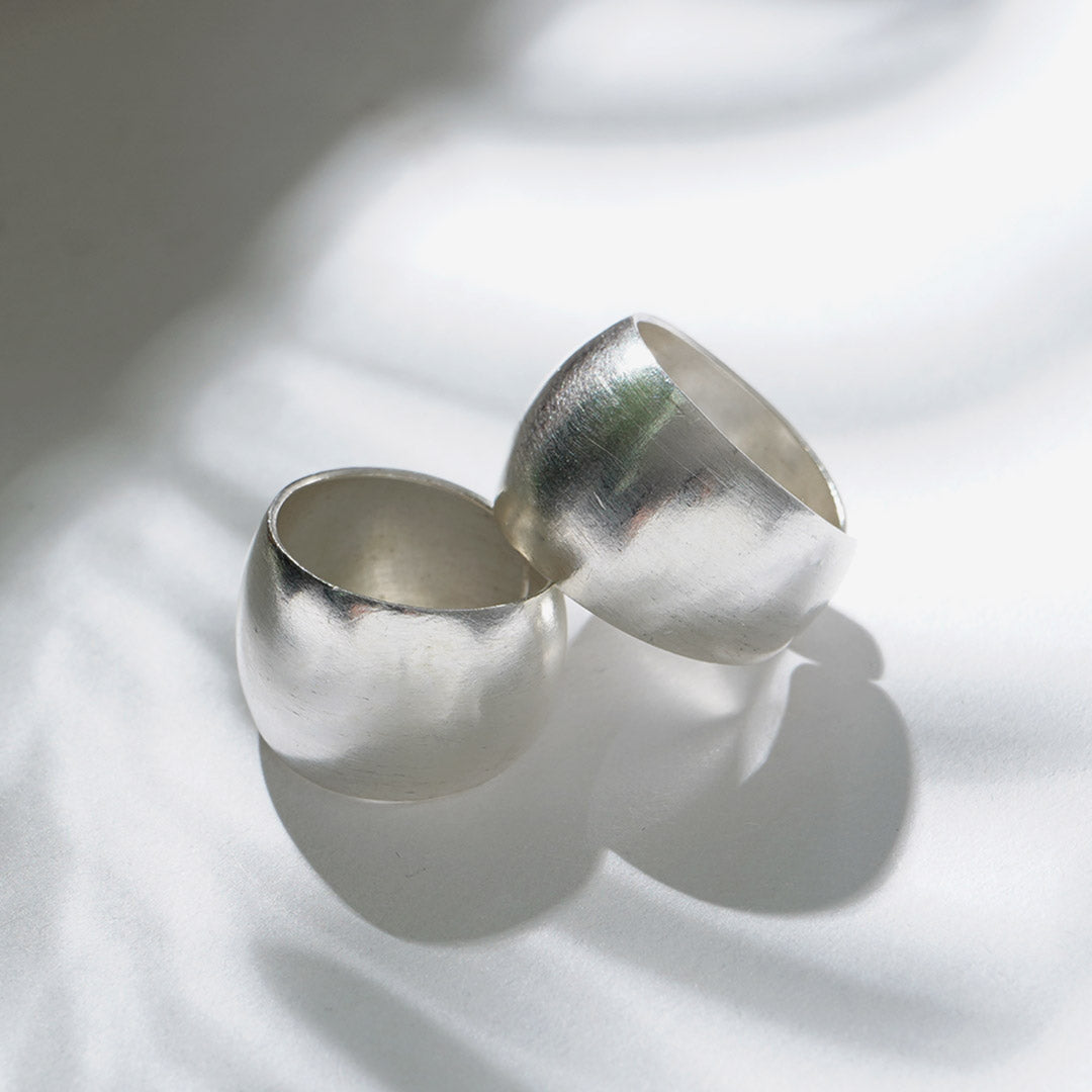 phaduA / Anillo redondo de plata Karen
