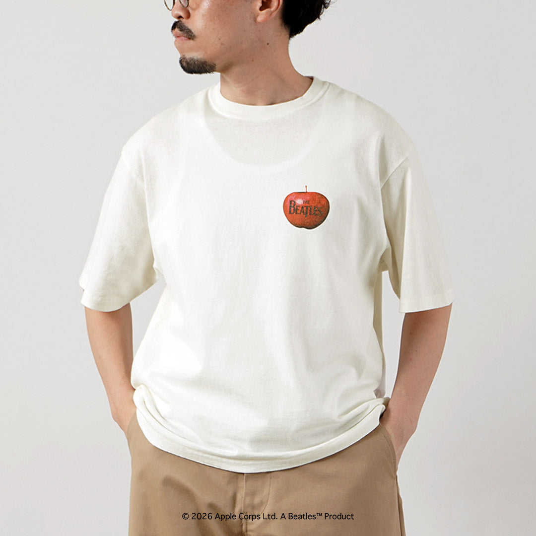 FREE RAGE / The Beatles × FREE RAGE T-shirt à manches courtes en coton recyclé, dernière version