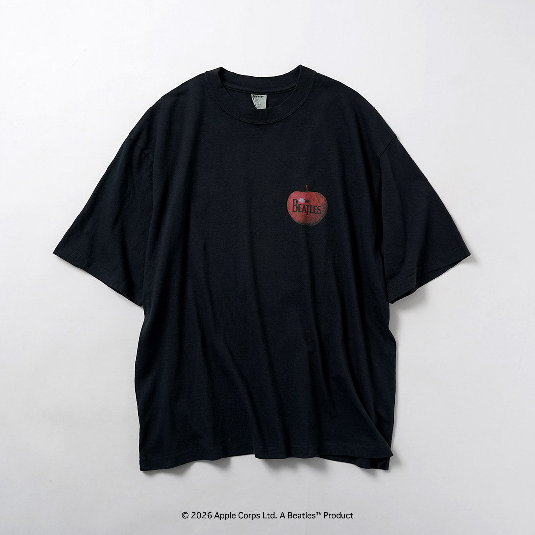 FREE RAGE / The Beatles × FREE RAGE T-shirt à manches courtes en coton recyclé, dernière version